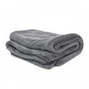 Black Master Premium Drying Towel 60x90 1600gsm – Thick dark grey premium plush microfibre drying towel, folded to show deep pile | Car Detailing | miio Store