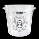 Le seau transparent GTools de 18 litres permet de voir la saleté pour un lavage optimal.