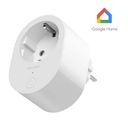 Esta tomada inteligente Xiaomi Mi Smart Plug 2 Wi-Fi oferece controle de Google Home.