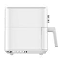 The white 6.5L, 1800W, oil-free fryer enhances your kitchen with healthy cooking.