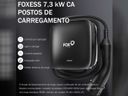 FoxESS L Série Wallbox Tipo 2 7.3 kW - 6 m - App/Wifi/Bluetooth/OCPP