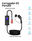 Andalung Carregador Portátil EV 3,7kW | App + Cabo 7m – Em uso | Carregadores EV – Portátil | miio Store