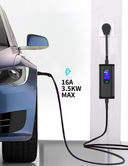 Andalung Carregador Portátil EV 3,7kW | App + Cabo 7m – Vista lateral | Carregadores EV – Portátil | miio Store