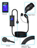 Andalung Carregador Portátil EV 3,7kW | App + Cabo 7m – Detalhe | Carregadores EV – Portátil | miio Store