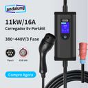 Cargador Portátil Andalung – 11 kW – Cable 7 m