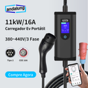 Cargador Portátil Andalung – 11 kW – Cable 7 m