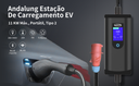Cargador Portátil Andalung – 11 kW – Cable 7 m