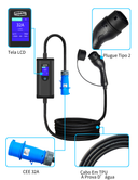 Andalung Portable EV Charger 7 kW | App + 7m Cable – Detail shot | EV Chargers – Portable | miio Store