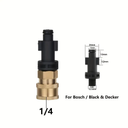 Foam Canon – Raccord 1/4" compatible Bosch et Black & Decker avec dimensions détaillées | Lavage Auto | miio Store