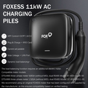 FoxESS Lmax Series Type 2 Wallbox 11 kW, App/WiFi/Bluetooth – Vista lateral | Cargadores EV – Wallbox | miio Store