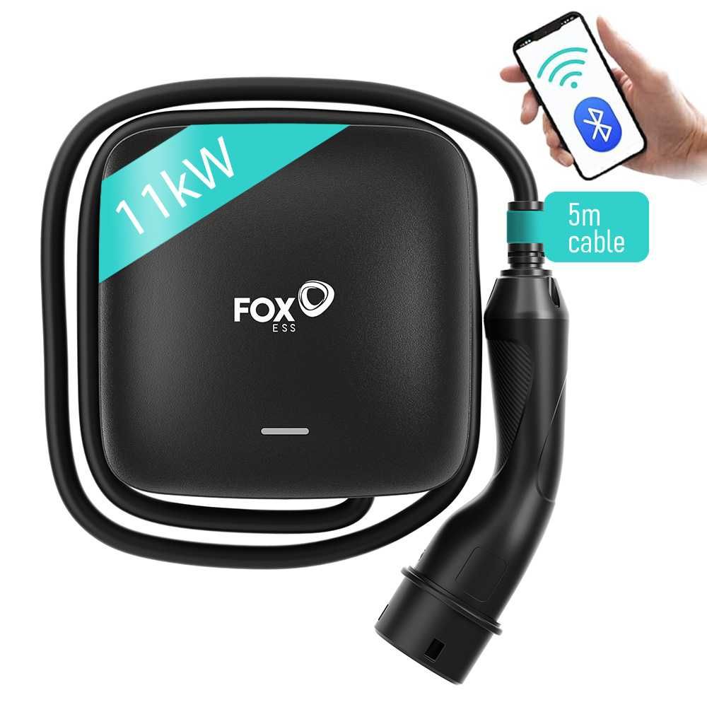 FoxESS L Series Type 2 Wallbox 11 kW, App/WiFi/Bluetooth – Product photo | EV Chargers – Wallbox | miio Store