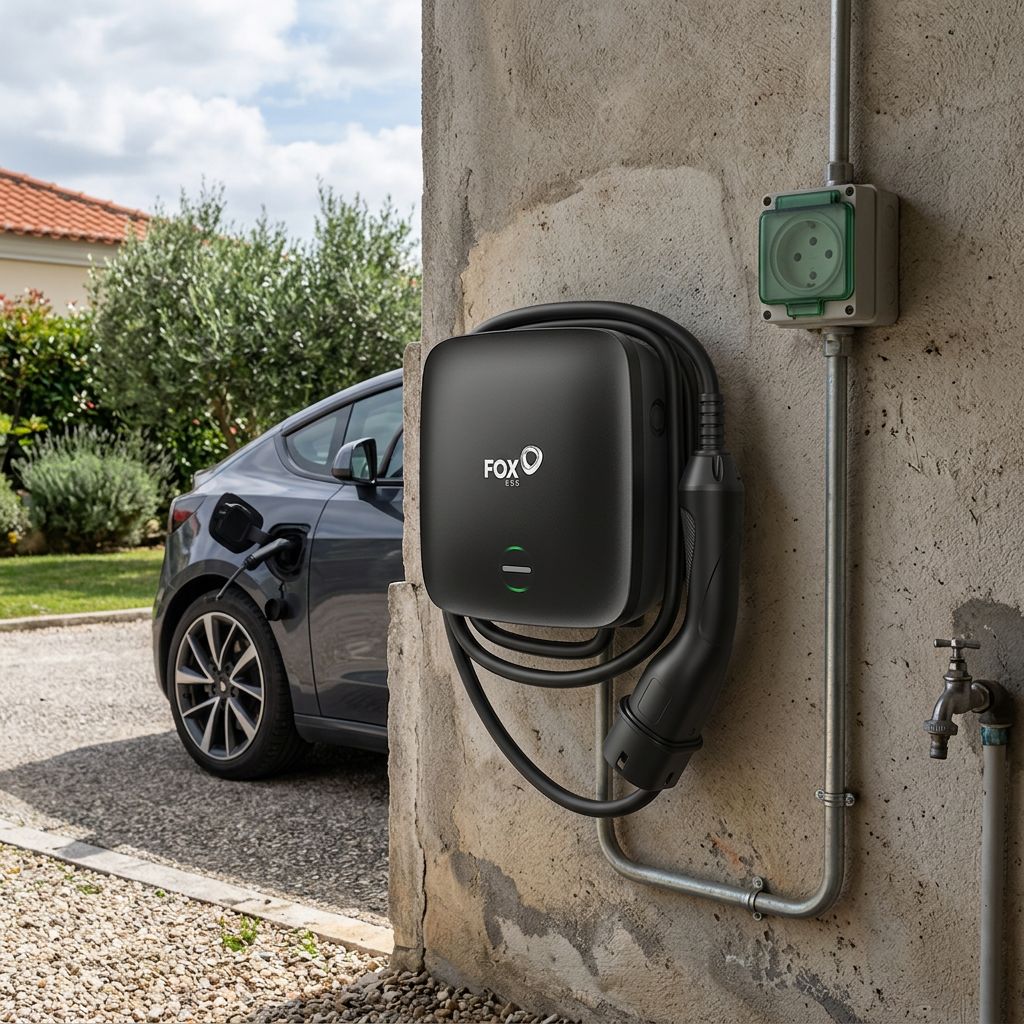 FoxESS L Série Wallbox Tipo 2 7.3 kW, App/Wifi/Bluetooth