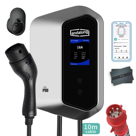 Wallbox Andalung – 7.4 kW / 11 kW – Wi-Fi e RFID