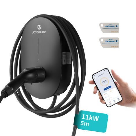 JoyCharge Wallbox – 11 kW – Smart Type 2 Charger – 11 kW – Carregador Inteligente Tipo 2 – Product photo | EV Chargers – Wallbox | miio Store