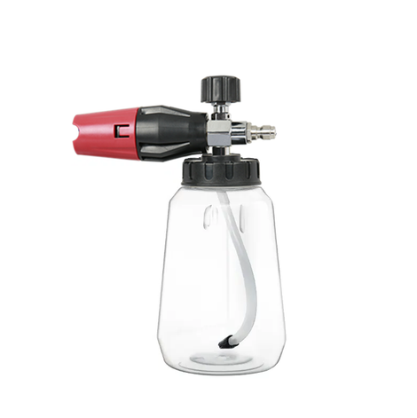 Foam Canon – Bouteille moussante blanche avec pistolet rouge pour nettoyeur haute pression | Lavage Auto | miio Store