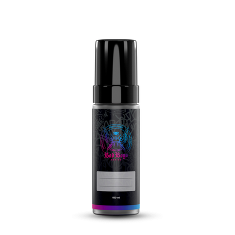 Foamer Bottle 150ml – Slim black foam pump bottle with vibrant multicolour label for applying cleaning foam | Car Detailing | miio Store