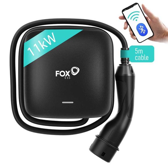 FoxESS L Series Type 2 Wallbox 11 kW, App/WiFi/Bluetooth – Foto del producto | Cargadores EV – Wallbox | miio Store