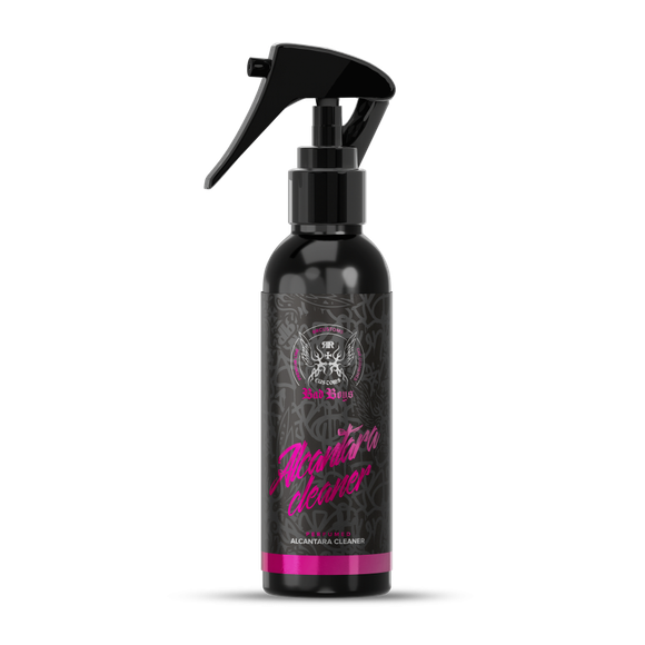 Alcantara Cleaner 150ml – Compact black spray bottle with pink label for alcantara and suede car interior care | Car Interior | miio Store