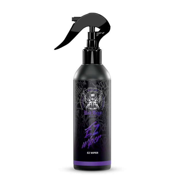 EZ Wiper Selante de Vidro – Frasco spray preto com rótulo roxo para revestimento hidrofóbico repelente de água em vidros auto | Vidros Auto | miio Store