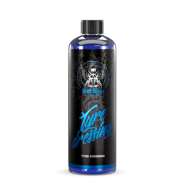 Tyre Dressing 500ml – Flacon bleu-noir avec lettrage bleu Tyre Dressing pour finition brillante des pneus | Detailing Auto | miio Store
